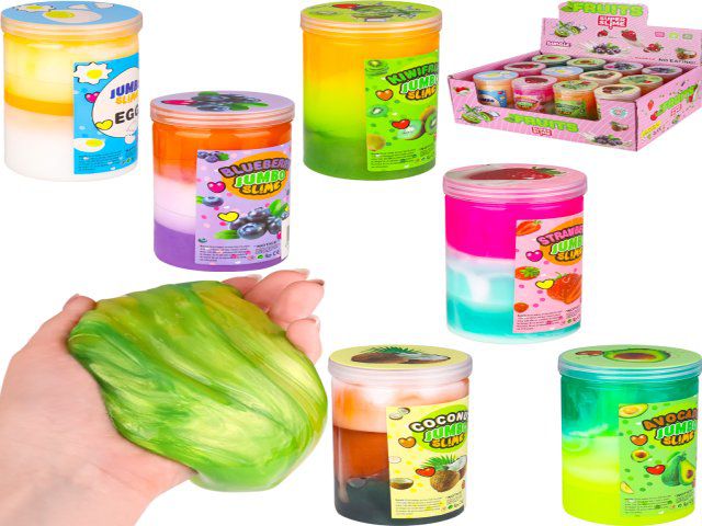 ИСМ-4997 Слайм "Ягоды" (5,5х12см; 275г/шт) в шоу-боксе, цв.микс, кратно 12