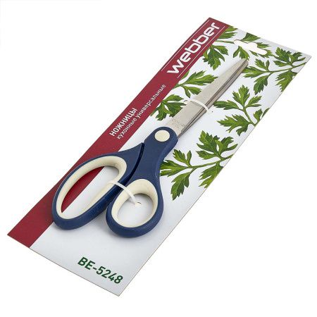 ВЕ-5248 Кухонные ножницы,WEBBER, нерж.сталь, 21 см