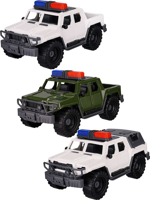 И-8951 Джип  "Альфа" МИКС Полиция (ассорти из 3