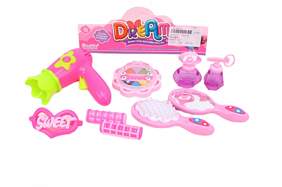 2134315 Игровой набор "Прическа принцессы-1" (9 предметов,в пакете)