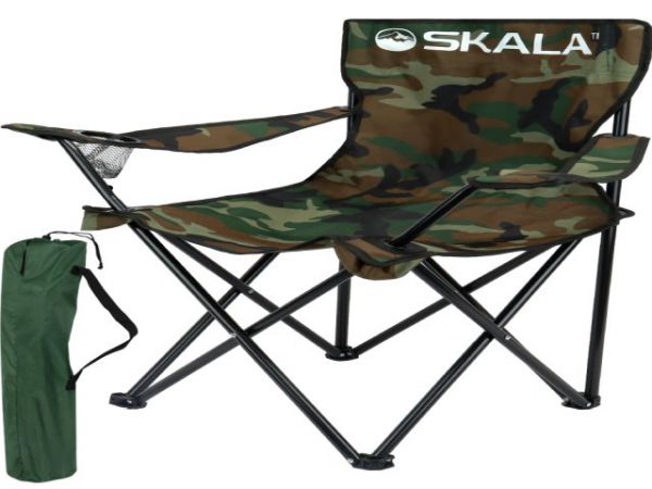 НТР-5292 Стул туристический складной камуфляж 80х50см (10х80см) макс. нагр. 120кг