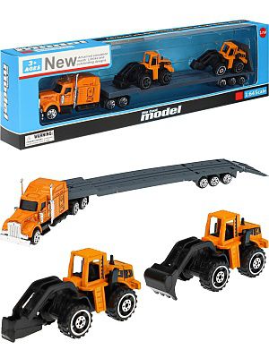 1498377 Автовоз "Рабочая техника " 3 вида микс 32х4х9