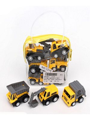 2802857 Инерционные машины спецтехника в сумочке, в наборе 3 шт