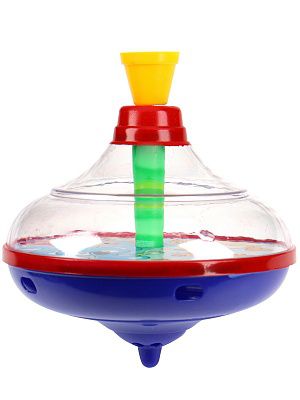 И-4337 Юла (14см) "Картинки" цвет микс