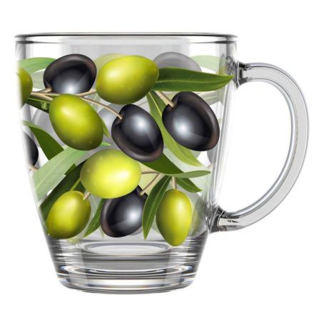 2025-Д  Кружка для чая 350 Оливки