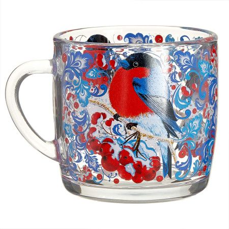 2134-Д Кружка для чая 300мл. "Ягоды" (круг)