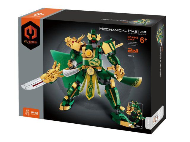 6848IMM Конструктор пластиковый "Самурай", 373 детали, 2в1