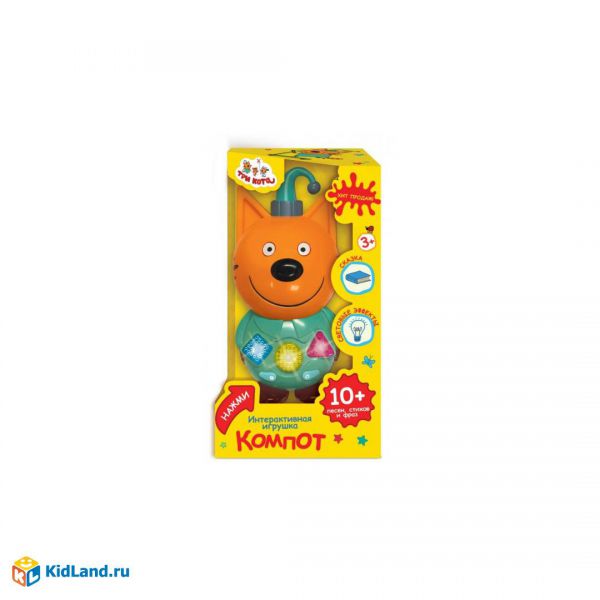 HT1072-WOD 390453 Сказочник Компот 10+ песен,стихов,фраз Три Кота в кор. Умка в кор