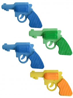 Л-6384 Ластик фигурный ПИСТОЛЕТ 4,5х2,3 см ассортив шоу-боксе,36шт