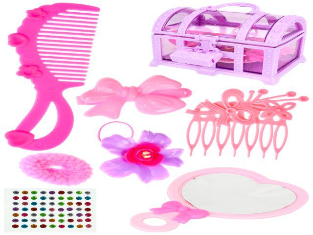 2125312 Игровой набор "Сундучок с украшениями" (10*7,5*7,5) (7пр, 9шт. в ш/у)