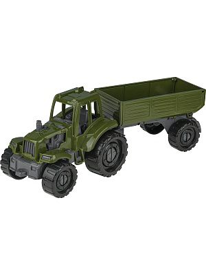 И-2327 Трактор "Иван" с бортовым прицепом  Военный