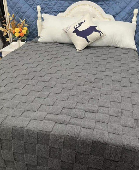 Плед Лавантель Шахматы 1,5сп