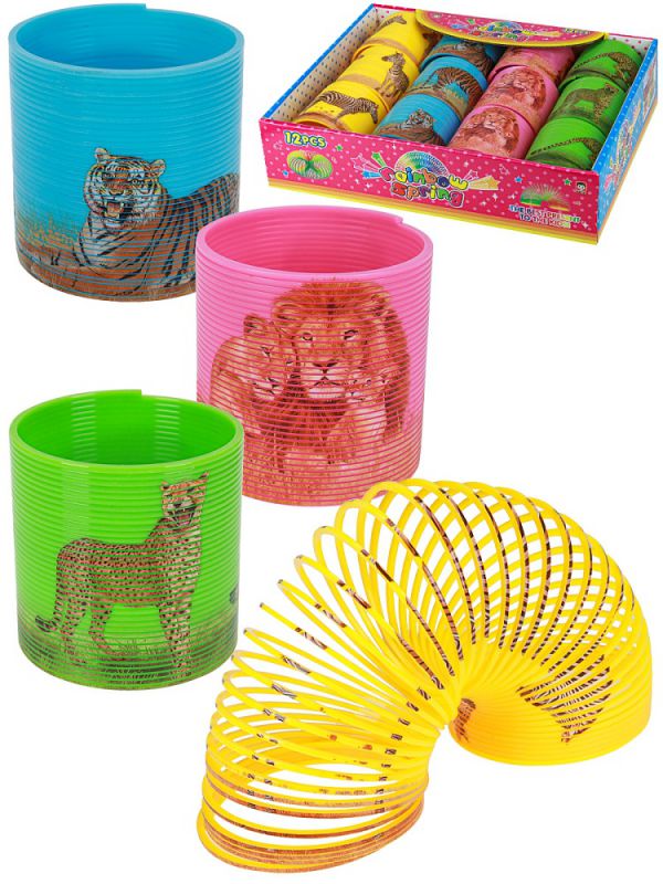 И-6081 Пружинка-радуга "Африка"(6,5см)(12 шт. в ш/у) кратно 12