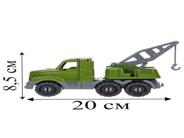 И-7990 Машинка Эвакуатор "ДОБРЫНЯ" Военный 20 см.