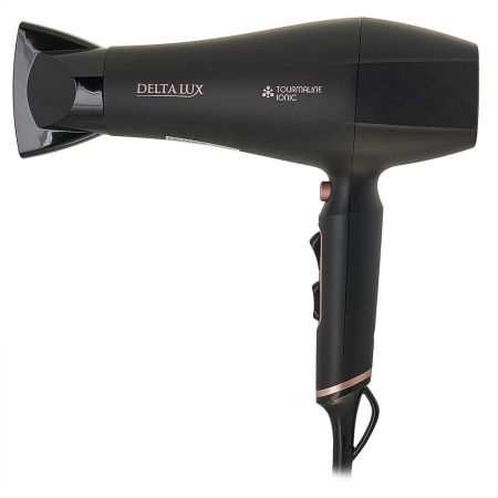 Фен DELTA LUX DE-5001 :ТУРМАЛИНОВАЯ ИОНИЗАЦИЯ, 2200Вт,