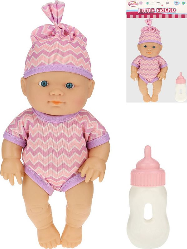 2163081 Пупс в наборе "Малыш в пижаме" (23см, аксесс.,в пакете)