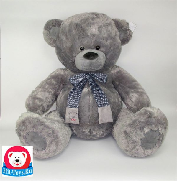 9-2072-100 Медведь Бант сер