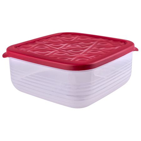 4369859 Контейнер квадратный  Flexo 2,7л (красный)