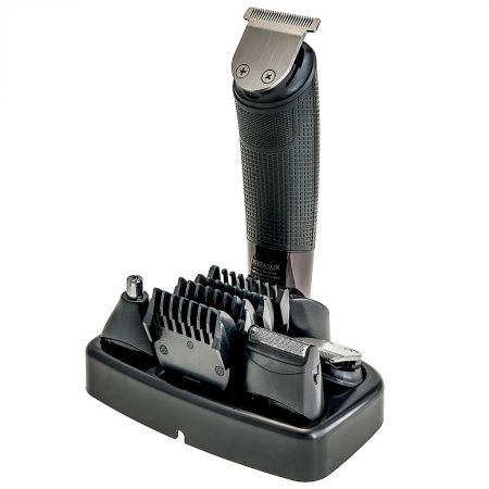 Набор для стрижки и бритья 5 в 1 DELTA LUX DE-4203A  черный, LED дисплей