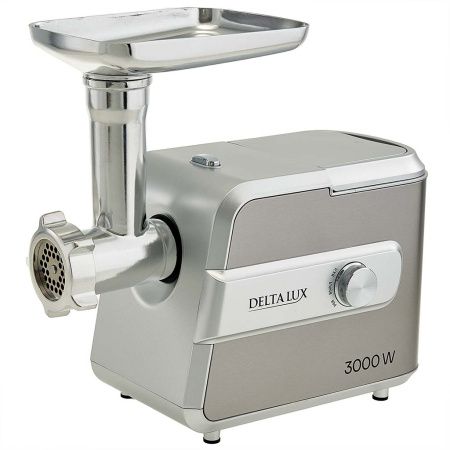Мясорубка DELTA LUX DE-603M серый нерж.: 3000 Вт