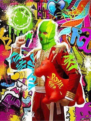 ХК-6844 Холсты с красками 30х40 см по номерам (в коробке) (20 цв.) ГРАФФИТИ