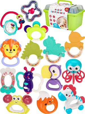 И-2601 Набор погремушек "Мир животных" 0+ (14шт., в боксе