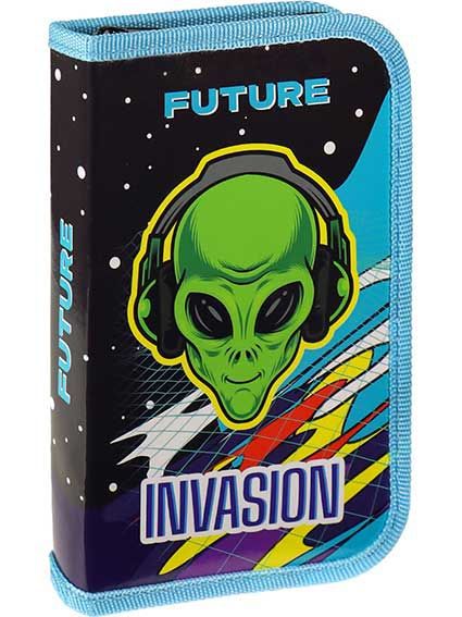 ПН-7679 Пенал 1-секц, большой АТАКА ПРИШЕЛЬЦЕВ