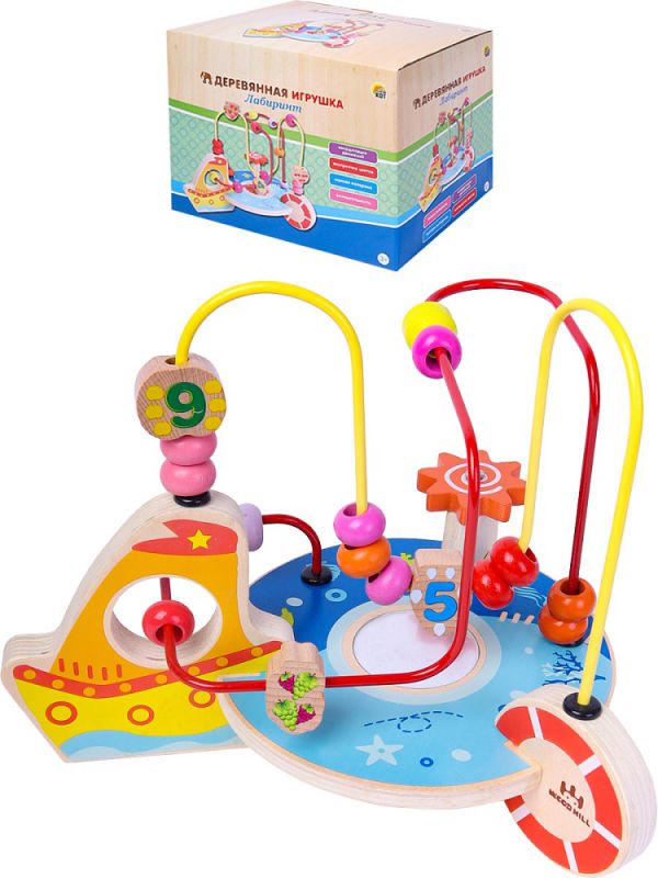 ИД-5130 Лабиринт "МОРСКОЕ ПУТЕШЕСТВИЕ" (25*21*20 см)(в коробке)