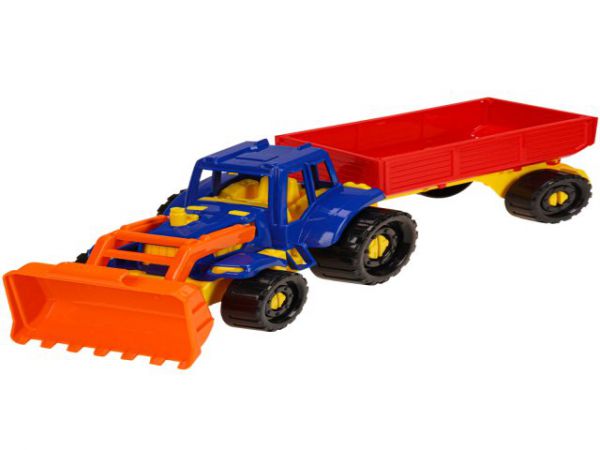 И-2394 Трактор "Иван" Бульдозер с бортовым прицепом Классический