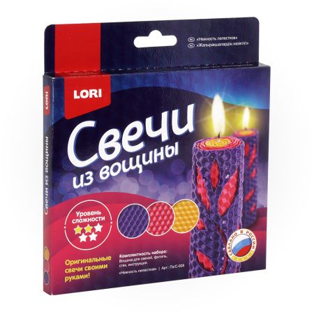 Пз/С-008 СЛЕПИ СВЕЧУ, LORI «НЕЖНОСТЬ ЛЕПЕСТКОВ»