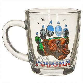 D55531/12 Кружка "BASIC" 350 мл., "Россия" 6 видов, без упаковки