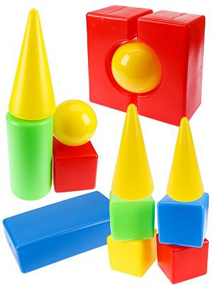 К-2933 04,МЕГАКОНСТРУКТОР 18 шт. (пакет)