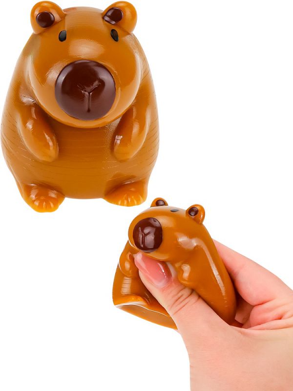 3722JD Антистресс-мялка "Капибара" (16 шт. в шоу-боксе) кратно 16