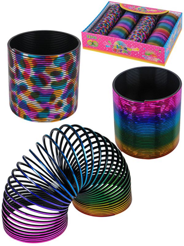 И-6083 Пружинка-радуга "Вечеринка-1"(6,5см)(12 шт. в ш/у) кратно 12