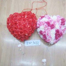 E20-5073 Подвеска, «СЕРДЕЧКО ИЗ ЦВЕТОВ», 290 мм