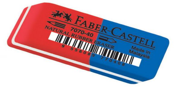 AR-6015 ЛАСТИК СИНЕ-КРАСНЫЙ ДЛЯ РУЧКИ И КАРАНДАША БОЛЬШОЙ "ASMAR"(36 шт)