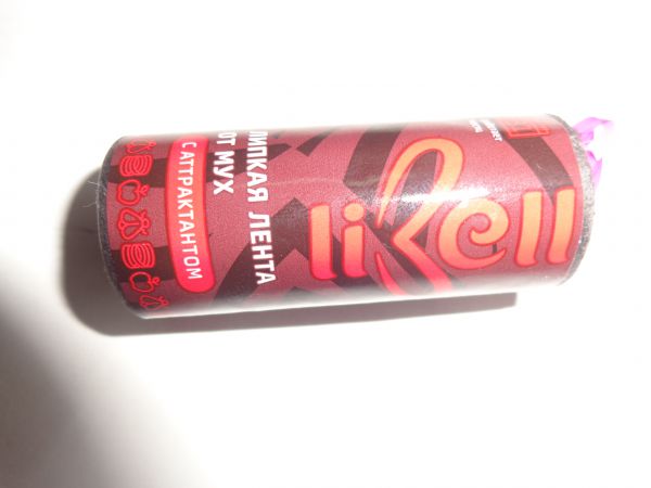 Липкая лента от мух Libell с экстрактом меда и смолы хвои