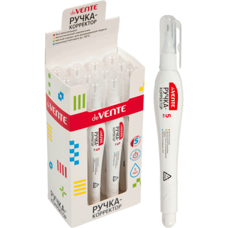 4061104 Ручка-корректор, deVENTE, 5 мл, быстросохнущая