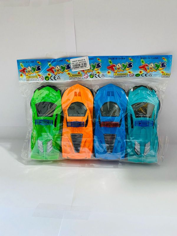 680792 НАБОР МАШИН В ПАК. 4ШТ МИГАЛКИ