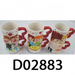 D02883 НАБОР ИЗ 2-Х КРУЖЕК КЕРАМИКА 24637