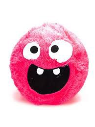 105877JQ/14-10A Мяч надувной в плюш.чехле 50см