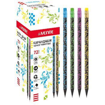 5032802 Карандаш чернографитный,deNENTE"BLACK&BRIGHT"