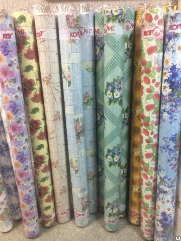 Клеёнка КОЛОРИТ 1,3м х 25 м  столовая ткань с ПВХ покрытием