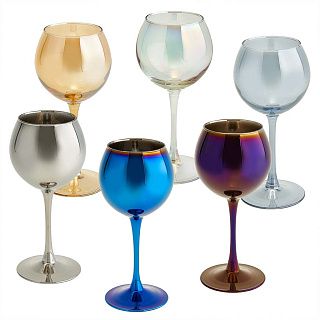 RN1819 Набор 6 фужеров, 350 мл "Радуга Микс" 9