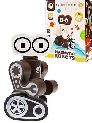 1925803 Магнитный конструктор (7деталей) "Космический робот-2"(15х5,5х19 см, в коробке)