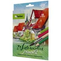 DL-DRL00070 Набор акварельных карандашей, 18цв, Darlens «СТАРЫЙ ГОРОД»,