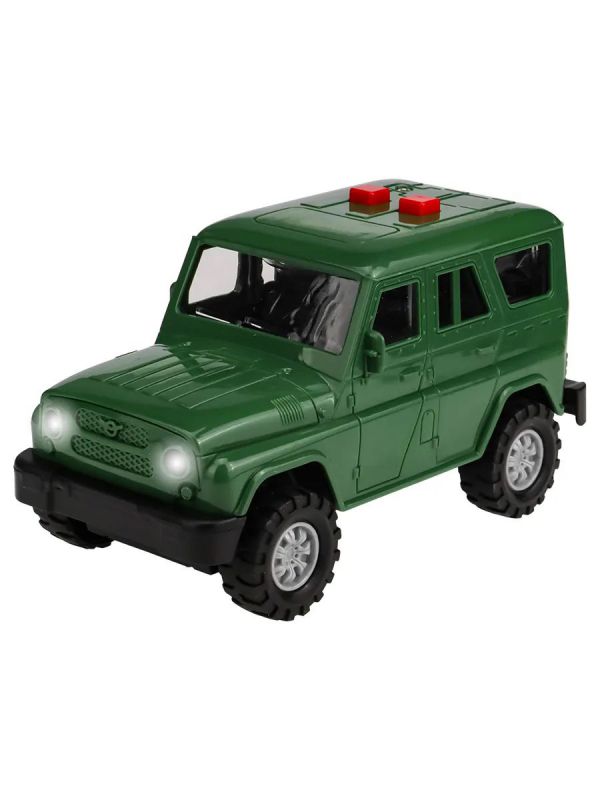ИК-4912 Машинка инерционная (15,5х6х7,5 см.,свет, звук зелёный, в пакете
