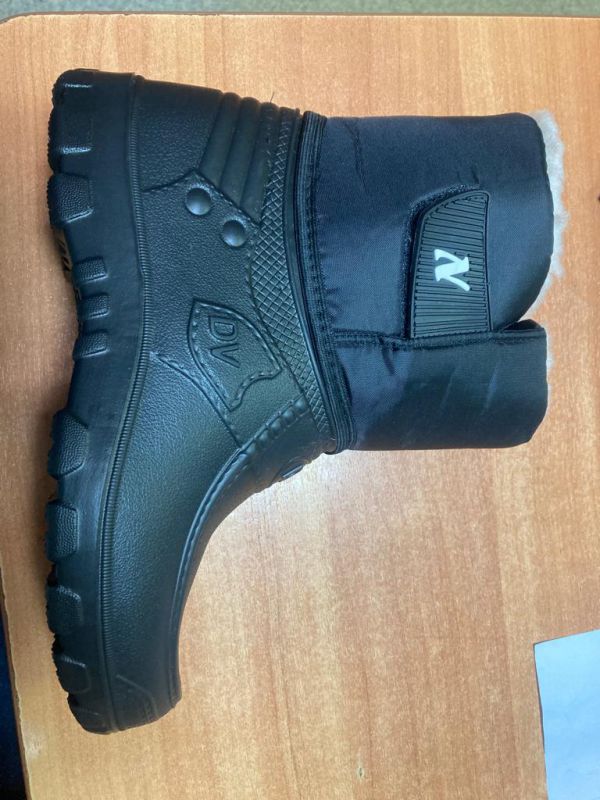 345/Липучка/Ботинки муж. ЭВА  липучка мех 8/ пар 41-45 р-р