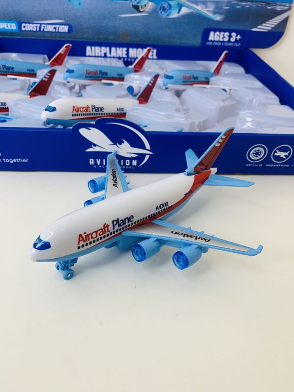 567JW-122 МОДЕЛЬ ПЛАСТ. САМОЛЕТ 6ШТ/УП