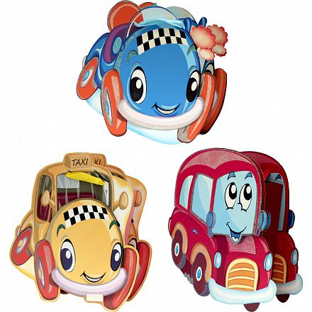 23488 Пакет подар. 3D "МАШИНКИ", 26*25*8, 3 диз. в асс.